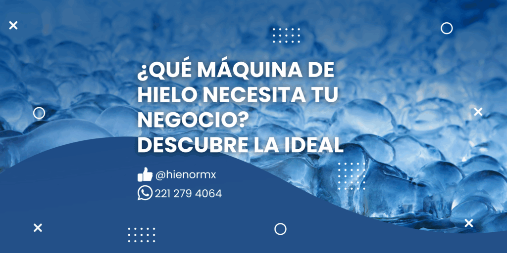 tipo de máquina de hielo para negocios